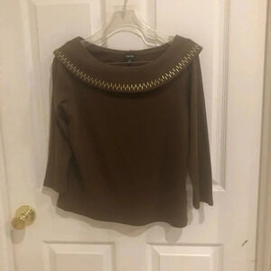 Rafella -brown sweater-  sz m